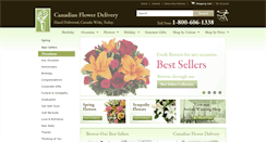 Desktop Screenshot of canadianflowerdelivery.com